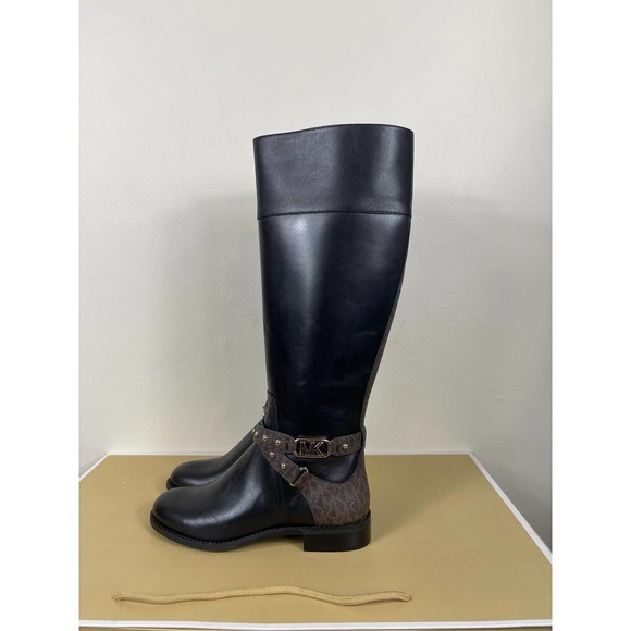 Michael Kors Kincaid Leather Riding Boot Size 6 - Picture 3 of 9